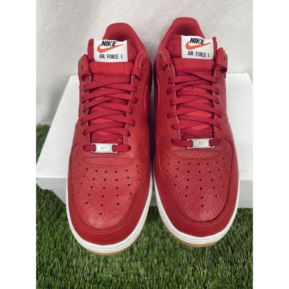Size 10.5 - AF1 07 LV8 "Red Python" Lifestyle Shoes - Picture 3 of 6